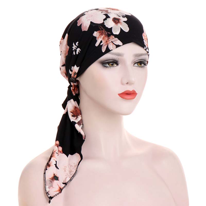 👒 TIDBEGRÄNSAD 50% RABATT! ✨ Blommigt knutet huvudband för damer – Mjukt, elastiskt, mångsidigt 🌸