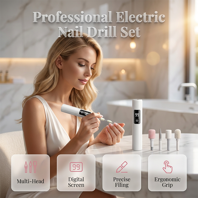 Professionell elektrisk nagelfil