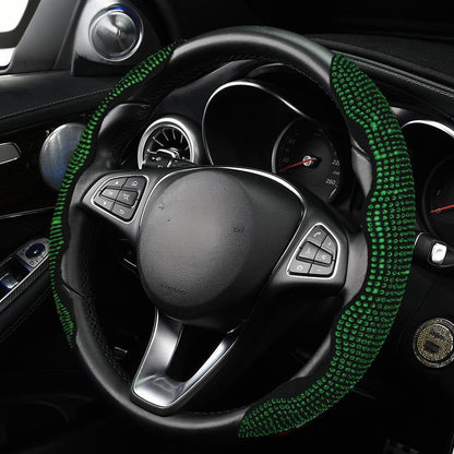 ⏳Tidsbegränsat 50% rabatt⏰Strass-Bling-överdrag för bilrattar💎🚗