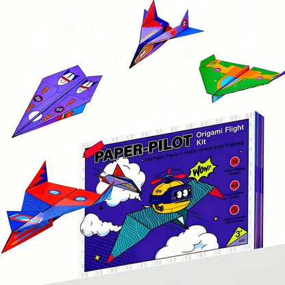 📢📢50% RABATT !! ⏰Kreativ DIY-pappersflygplanset för barn
