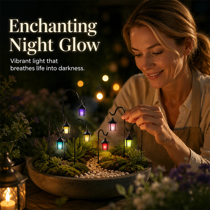 🌿✨ 50% RABATT på självlysande växtpinnar – 7 färger, premiumharts & stabila järnkrokar 🌙🌈 | Magisk trädgårdsdekoration