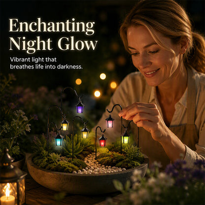 🌿✨ 50% RABATT på självlysande växtpinnar – 7 färger, premiumharts & stabila järnkrokar 🌙🌈 | Magisk trädgårdsdekoration