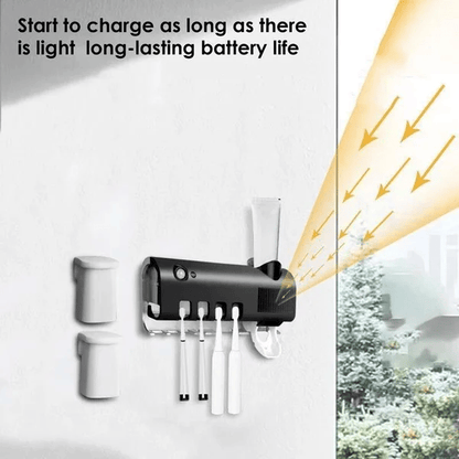 📢📢40% RABATT !! ⏰Smart UV-steriliserande tandborsthållare🦷