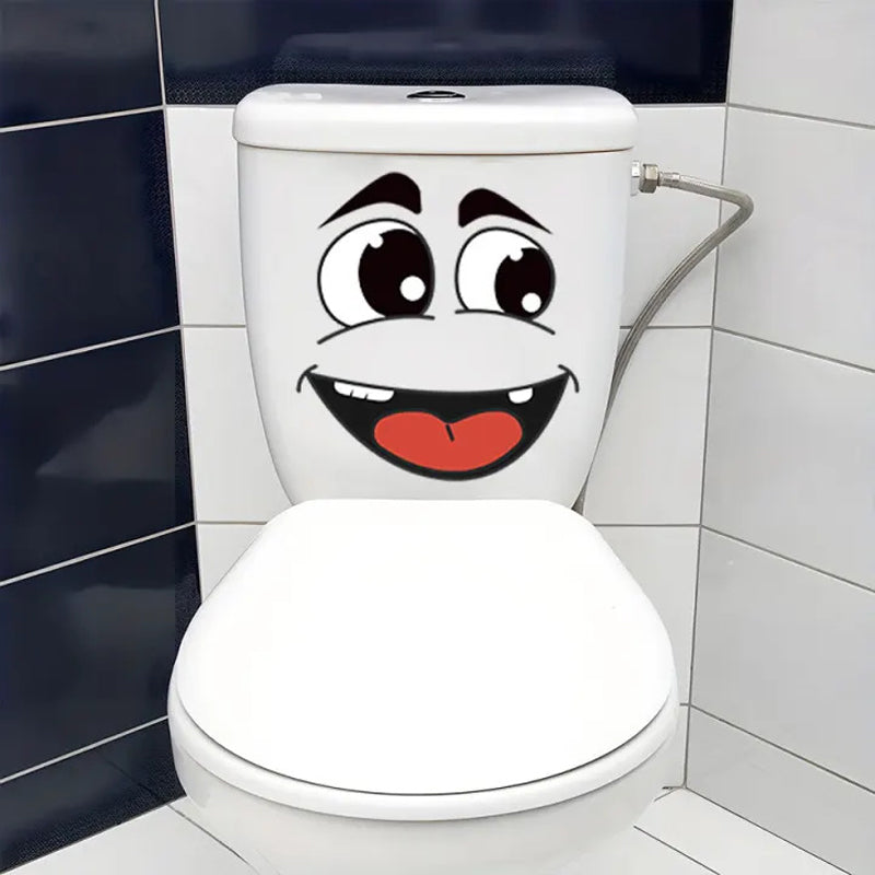 4 ark med roliga klistermärken med smiley