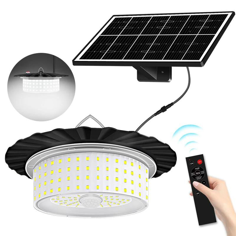 📢📢40% RABATT !! ⏰ Solcellshänglampa – 360° sken, IP65 & 4 ljusstyrkenivåer ✨