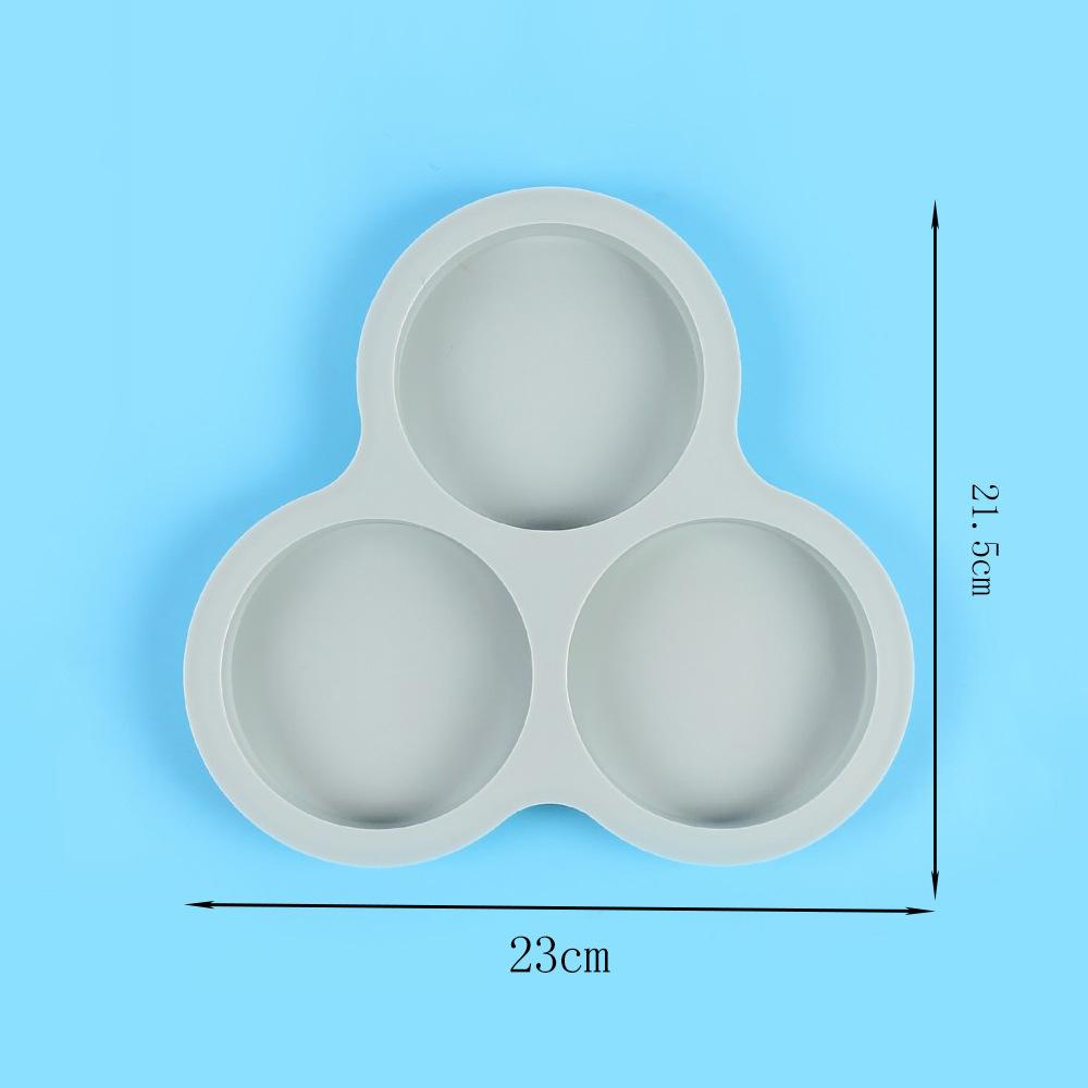 📢📢50% RABATT !! ⏰4-kavitets 4-tums rund cylindrisk silikonkakform DIY-bakplåt för regnbågstårta och pizza