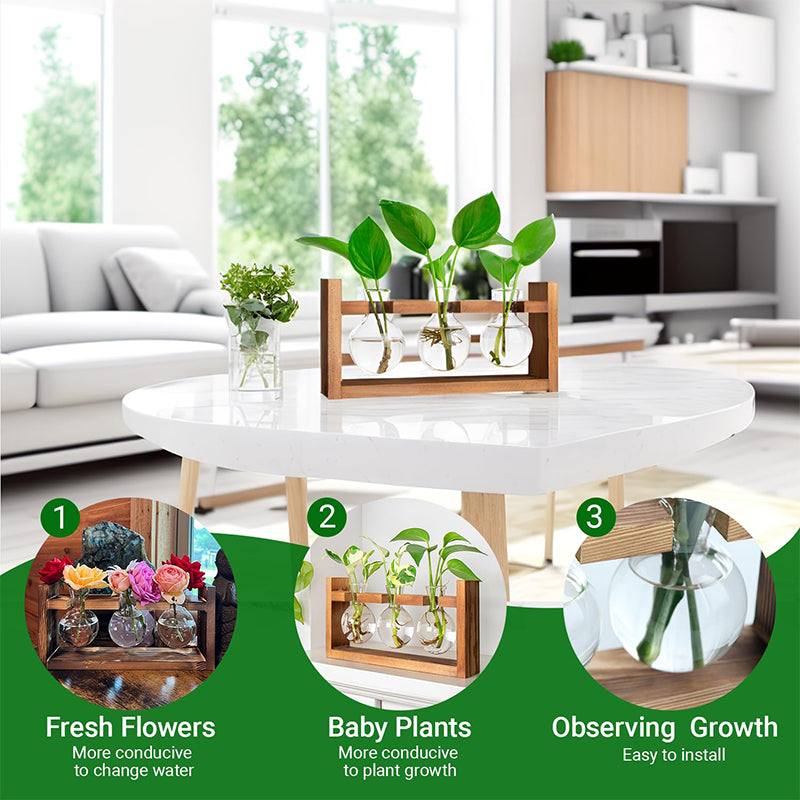 📢📢40% RABATT !! ⏰Minimalistisk glasvas för skrivbord