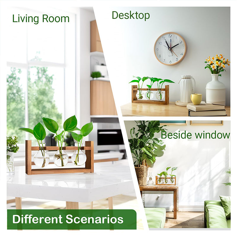 📢📢40% RABATT !! ⏰Minimalistisk glasvas för skrivbord