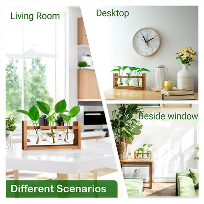 📢📢40% RABATT !! ⏰Minimalistisk glasvas för skrivbord