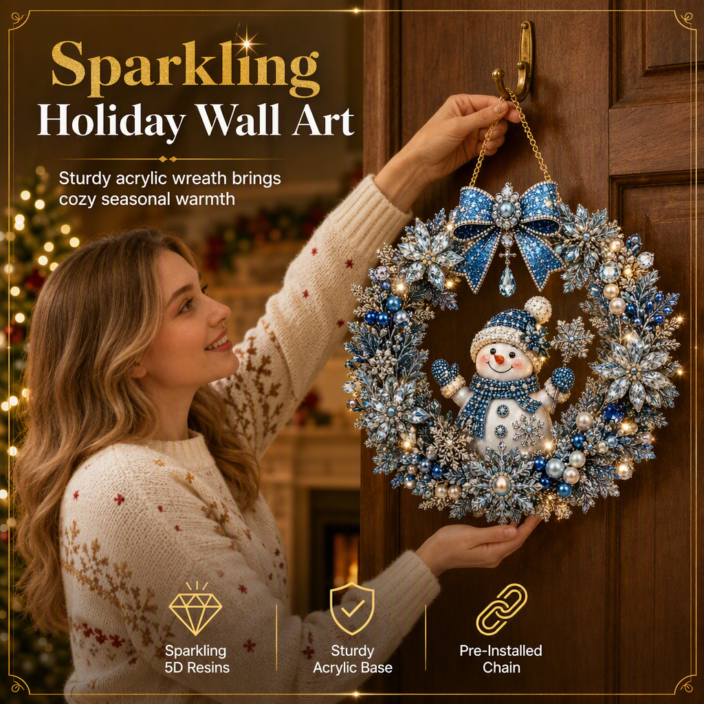 📢📢50% RABATT !! ⏰DIY jul Diamond Art-satser för
