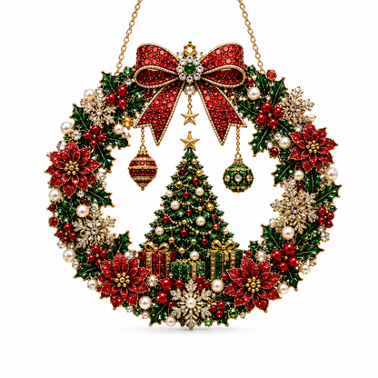 📢📢50% RABATT !! ⏰DIY jul Diamond Art-satser för