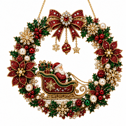 📢📢50% RABATT !! ⏰DIY jul Diamond Art-satser för