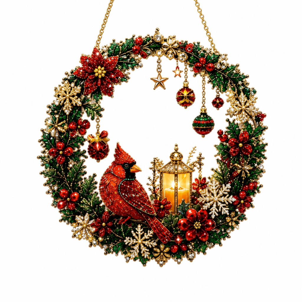 📢📢50% RABATT !! ⏰DIY jul Diamond Art-satser för