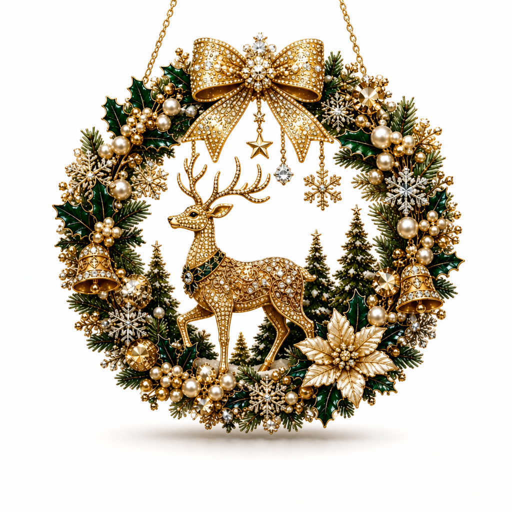 📢📢50% RABATT !! ⏰DIY jul Diamond Art-satser för
