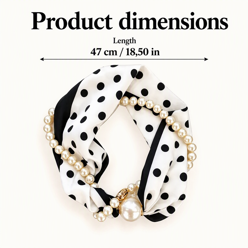 ⏳Tidsbegränsad 50% rabatt⏰Pärlhalsband med sjal🫧📿