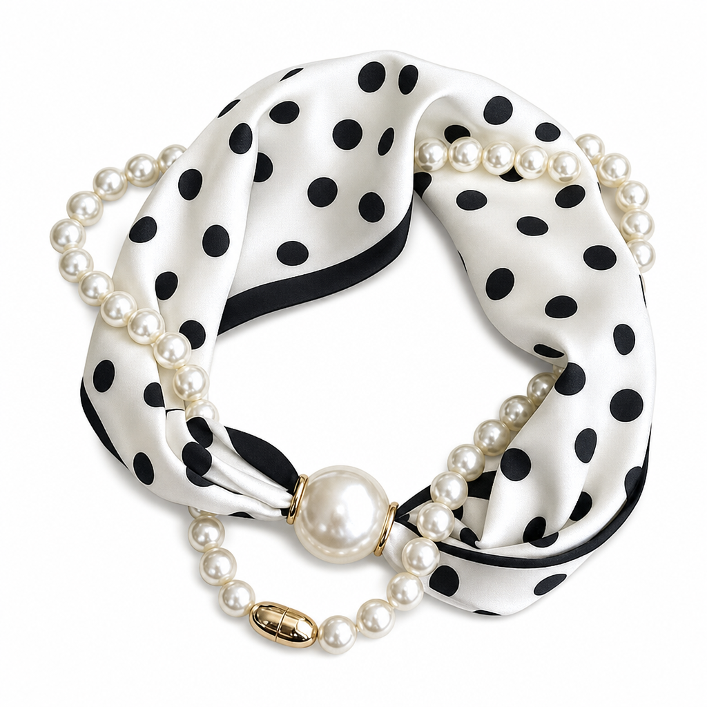 ⏳Tidsbegränsad 50% rabatt⏰Pärlhalsband med sjal🫧📿