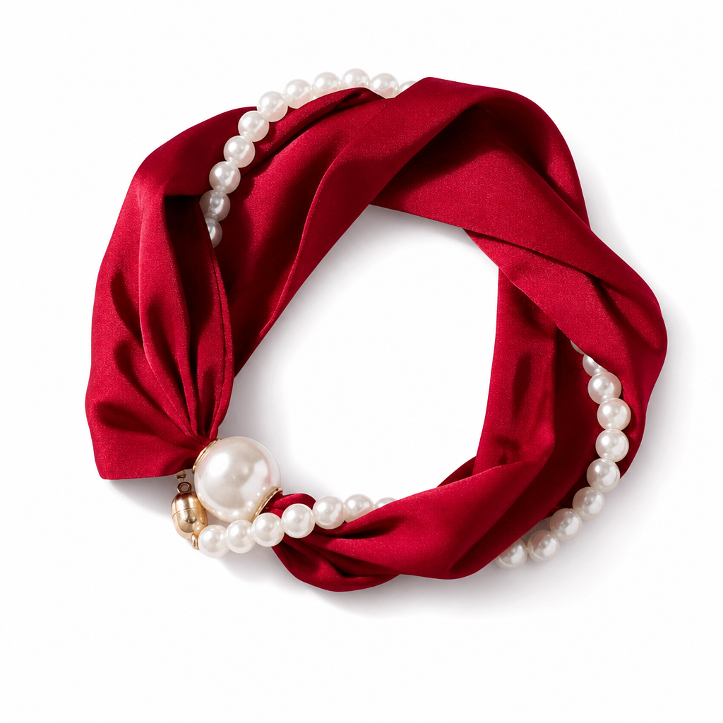 ⏳Tidsbegränsad 50% rabatt⏰Pärlhalsband med sjal🫧📿