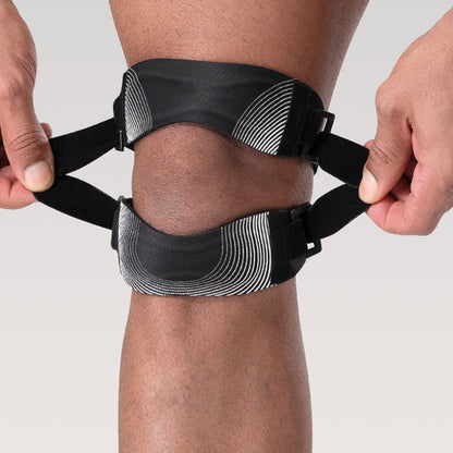 📢📢50% RABATT !! ⏰Justerbart knäband med patellastöd – dubbelbandsstöd för aktivt stöd & vardagskomfort ✨