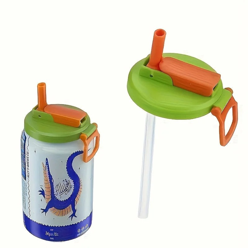 Reusable Soda Can Lid With Straw – Spill-Reducing Cover